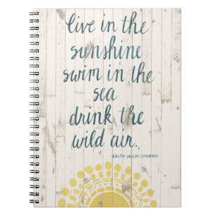 Sun Quote IV Notebook