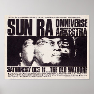 Sun Ra Omniverse Arkestra Jazz  Poster