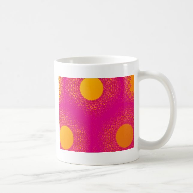 Sun radiates purple lights coffee mug (Right)
