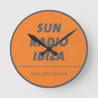 Sun Radio Ibiza wall clock - from the heart music