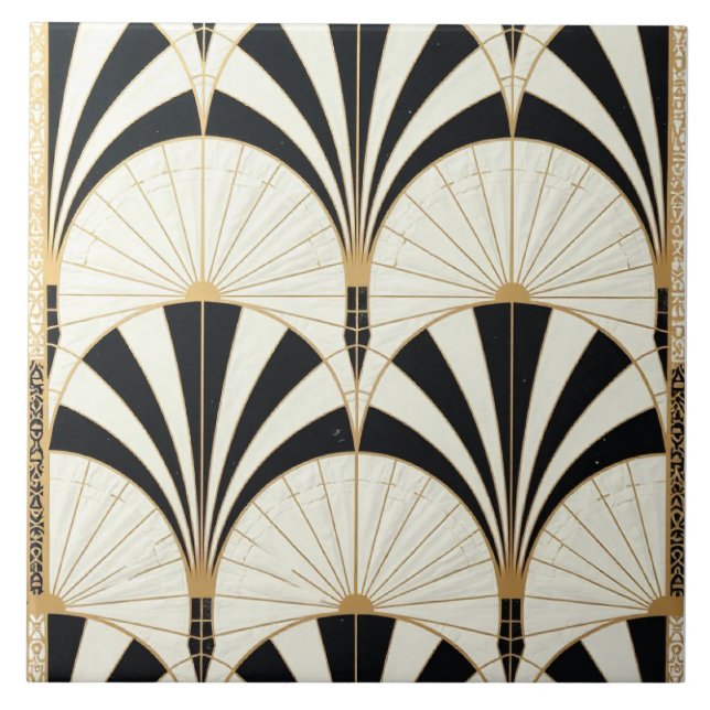 Sun Ray Silhouette Tile (Front)