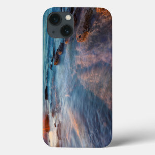 Sun rays illuminate the Pacific Ocean iPhone 13 Case