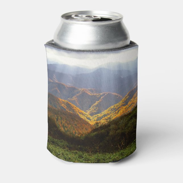 Sun Rays Over Shirakami-Sanchi Mountains Can Cooler (Can Back)
