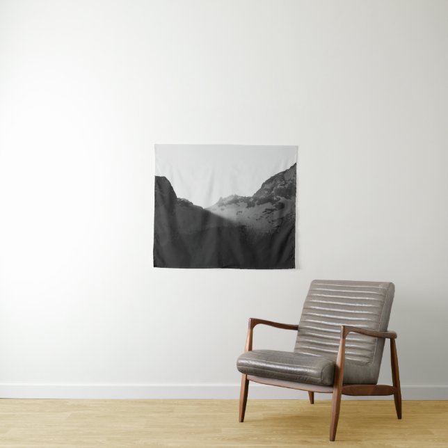 Sun rays over the mountains tapestry (In Situ (Horizontal))