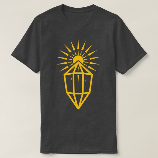 sun rays prism T-Shirt (Design Front)
