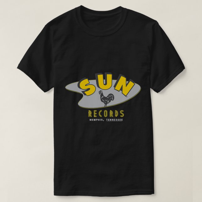 Sun Records Boomerang T-Shirt (Design Front)