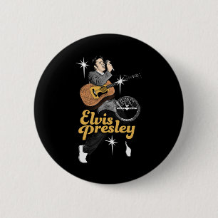 Sun Records X Elvis Presley Dancing With Stars 6 Cm Round Badge