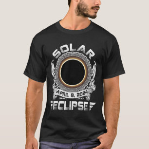 Sun Retro Solar Eclipse 2024 Totality April 8 Men  T-Shirt