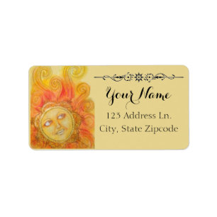Sun Return Address Label
