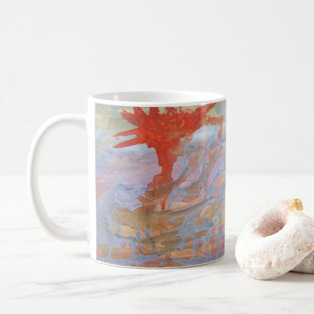 Sun Rise Coffee Mug (With Donut)