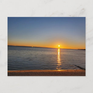Sun rise - Mackinaw City, Michigan Postcard