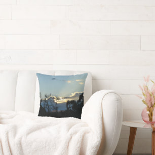 Sun rise on a farm called Poortjie south africa Cushion
