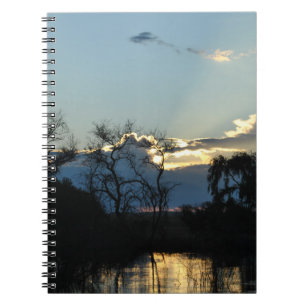 Sun rise on a farm called Poortjie south africa Notebook