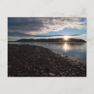 Sun rise over the Hudson Postcard