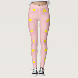 Sun Rising in Hazy, Pink Sky II Leggings