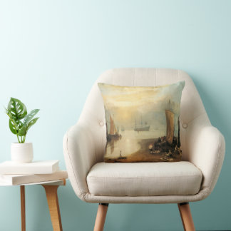 Sun Rising Through Vapour by Joseph Turner Cushion