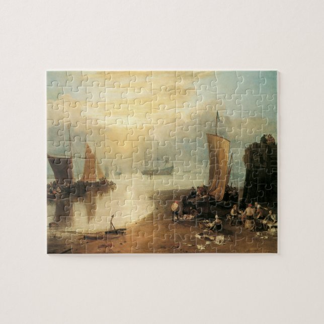 Sun Rising Through Vapour by Joseph Turner Jigsaw Puzzle (Horizontal)