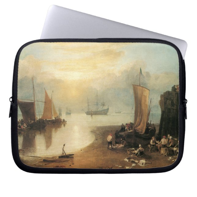 Sun Rising Through Vapour by Joseph Turner Laptop Sleeve (Front)