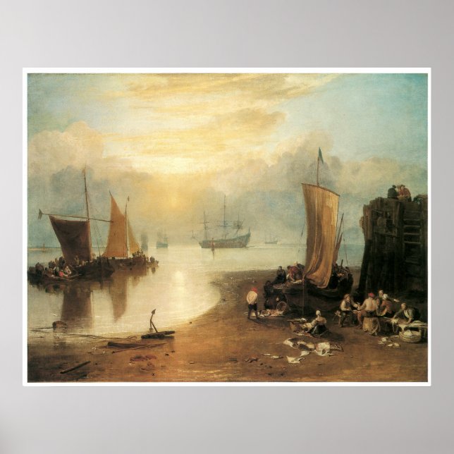 Sun rising through vapour, J. M. W. Turner Poster (Front)
