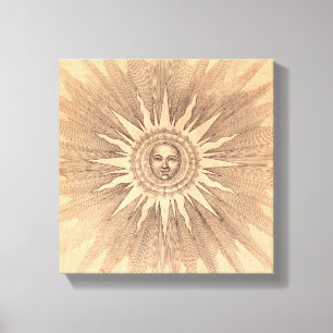 Sun Robert Fludd Canvas Print
