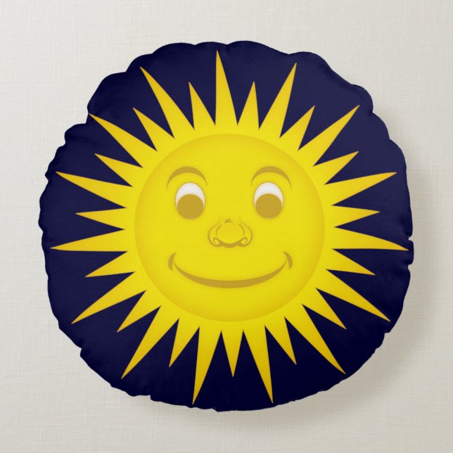 Sun Round Cushion (Front)