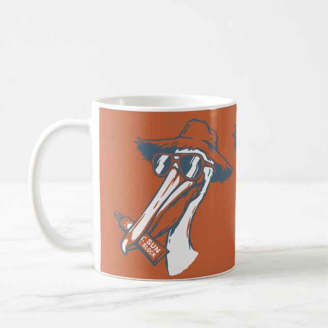 Sun-safe Pelican Coffee Mug (Left)