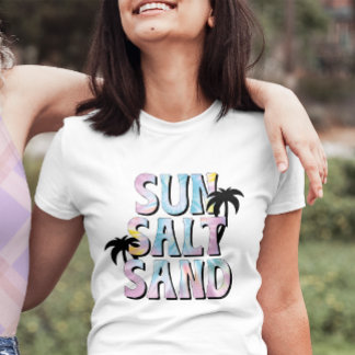 Sun Salt Sand Summer Tie Dye Beach T-Shirt