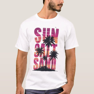 Sun Salt Sand - Tropical Sunset  T-Shirt