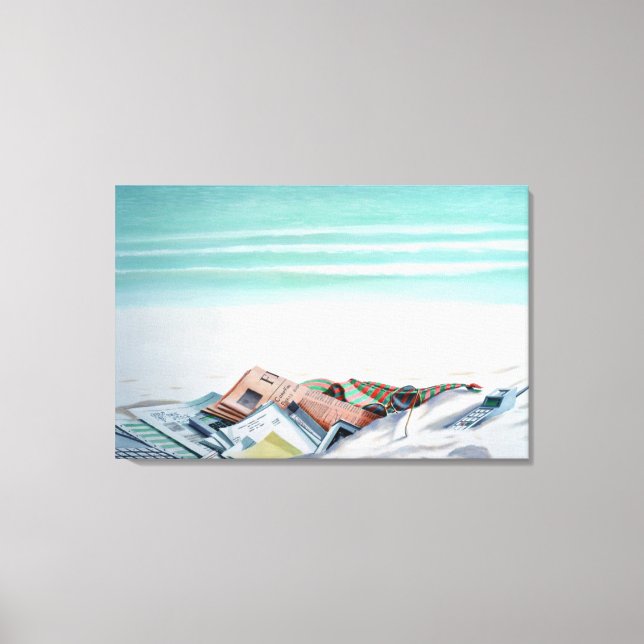 Sun Sand and Money III Canvas Print (Front)