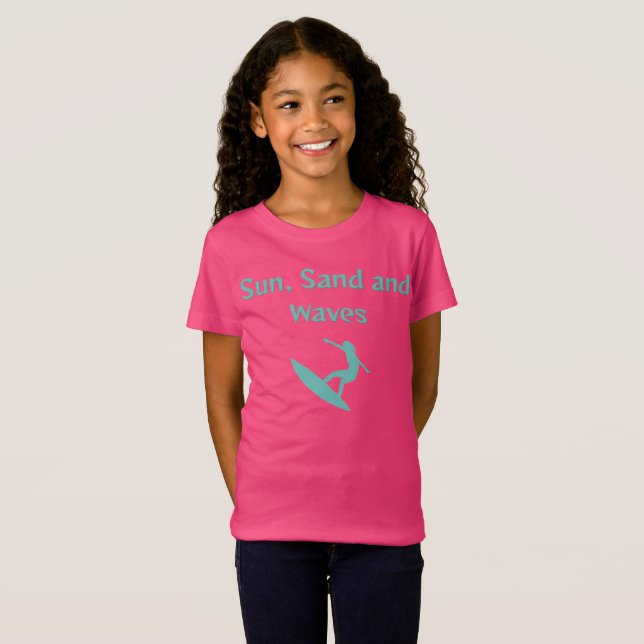 Sun, Sand and Waves T-Shirt (Front Full)