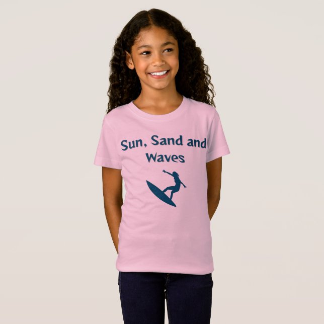 Sun, Sand and Waves T-Shirt (Front Full)