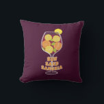 Sun Sand Sangria, Spanish Wine, Summer Beach Cushion<br><div class="desc">Celebrate your love of sangrias with this fun throw pillow.</div>