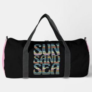 Sun Sand Sea Beach Vibes Duffle Bag