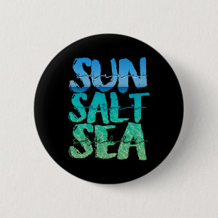 Sun Sand Sea Salt Beach Cruise Ship Summer Vacatio 6 Cm Round Badge