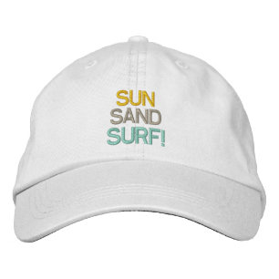 SUN, SAND, SURF! cap