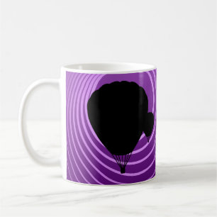 sun scene ballooning coffee mug