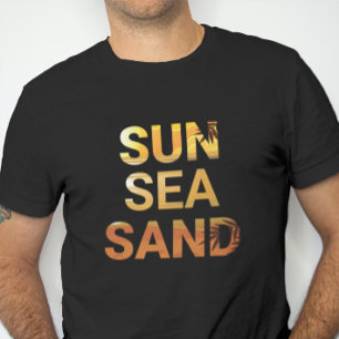 SUN SEA SAND Christmas Holiday T-Shirt