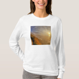 Sun sets over the Pacific Ocean from Heceta T-Shirt