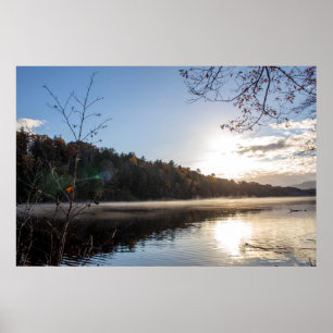 Sun setting over Haviland Cove Poster