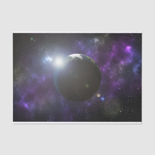 Sun shine and earth tissue paper (Front)