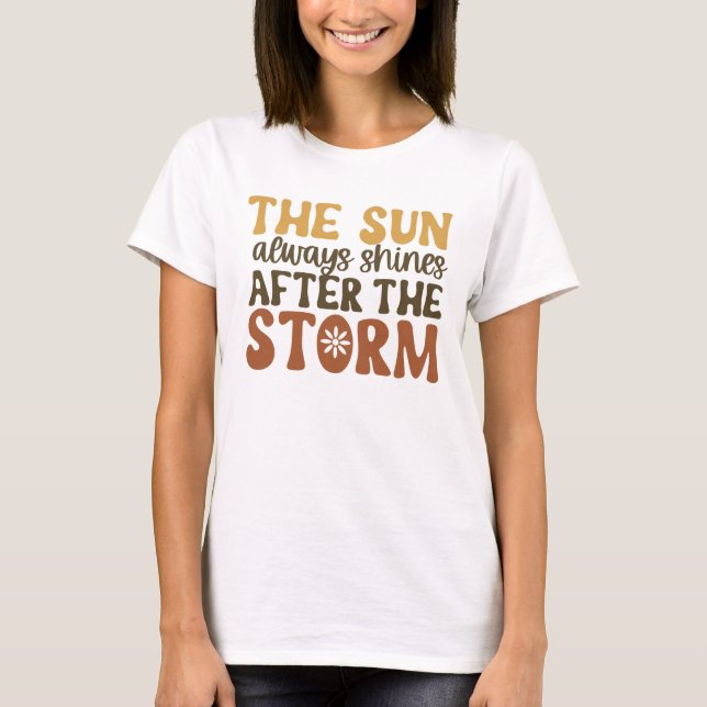 Sun Shines After Storm Retro Tee (Front)