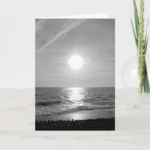 Sun Shining on the Sea Card