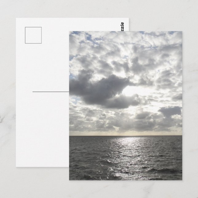 Sun Shining Through Clouds Postcard (Front/Back)