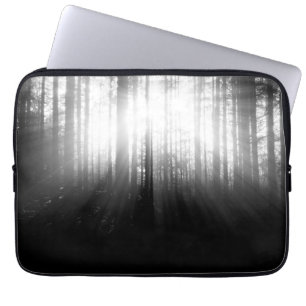 Sun Shining Through Trees in the Forest Laptop Sleeve