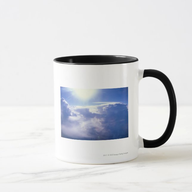 Sun shinning through clouds mug (Right)