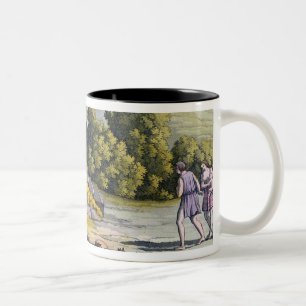 Sun shrine, Peru, from 'Le Costume Ancien et Moder Two-Tone Coffee Mug