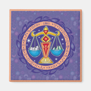 Sun Sign Libra Magnet