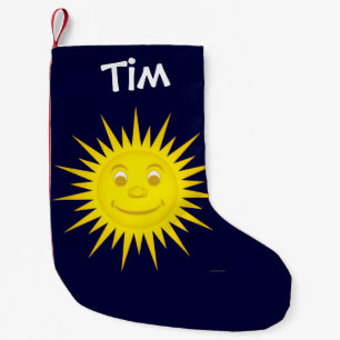 Sun Small Christmas Stocking