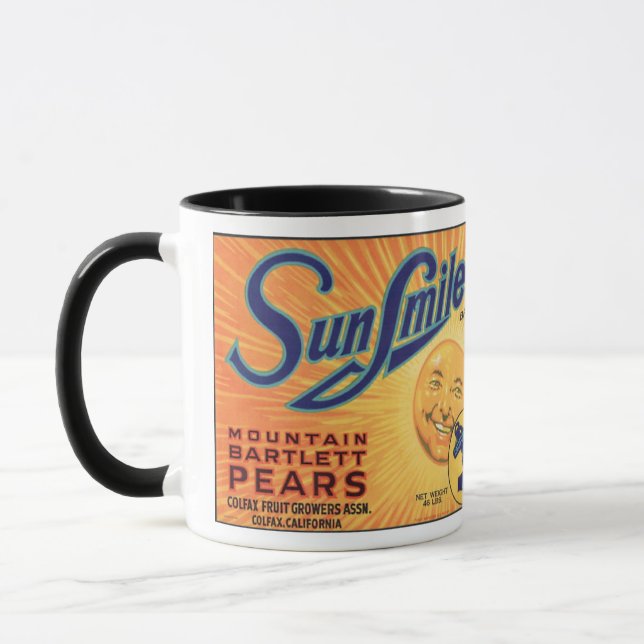Sun Smile Brand Mug (Left)