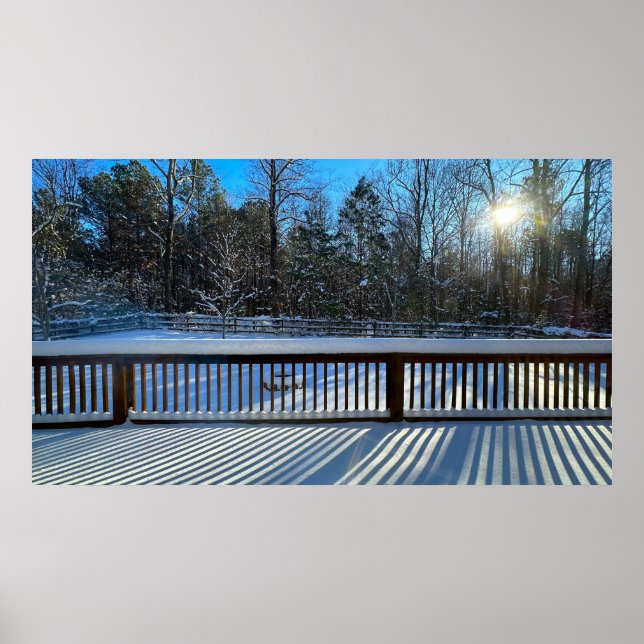 Sun, Snow & Shadows,  Poster (Front)